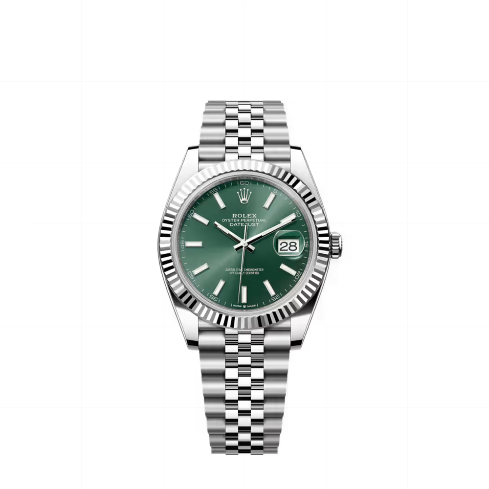 Rolex Datejust Green Index Dial