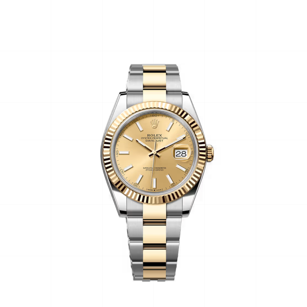 Rolex Datejust Steel & Yellow Gold - Champagne Dial