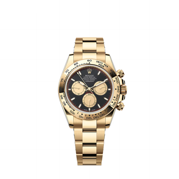 Rolex Daytona Yellow Gold Black Champagne Dial Chronograph