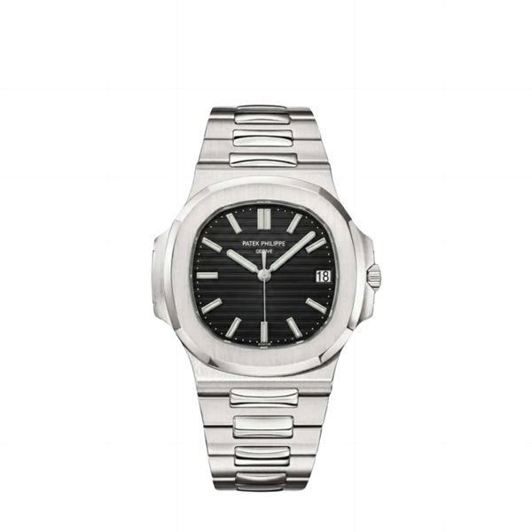 Patek Philippe Nautilus Steel Black Dial
