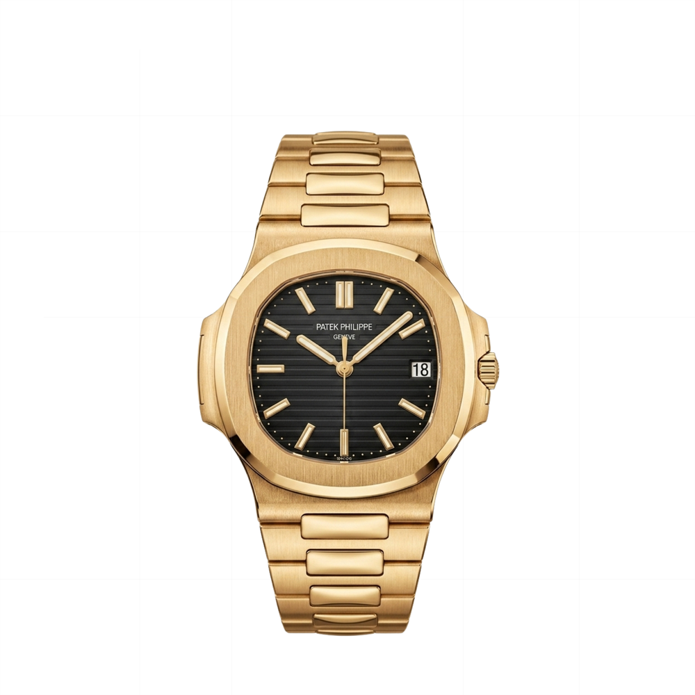 Patek Philippe Nautilus Yellow Gold Black Dial