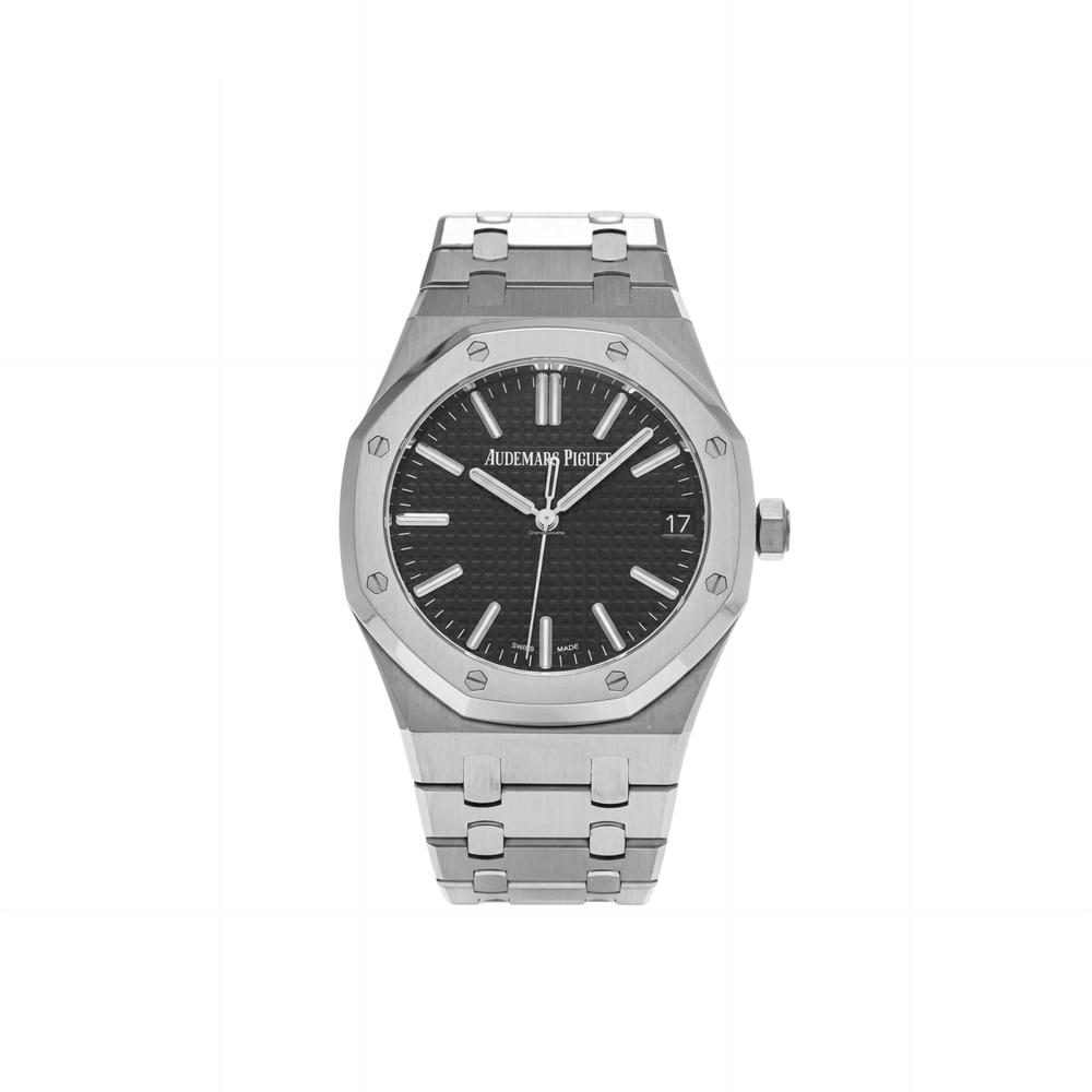 Audemars Piguet Royal Oak Steel Black Tapisserie Dial