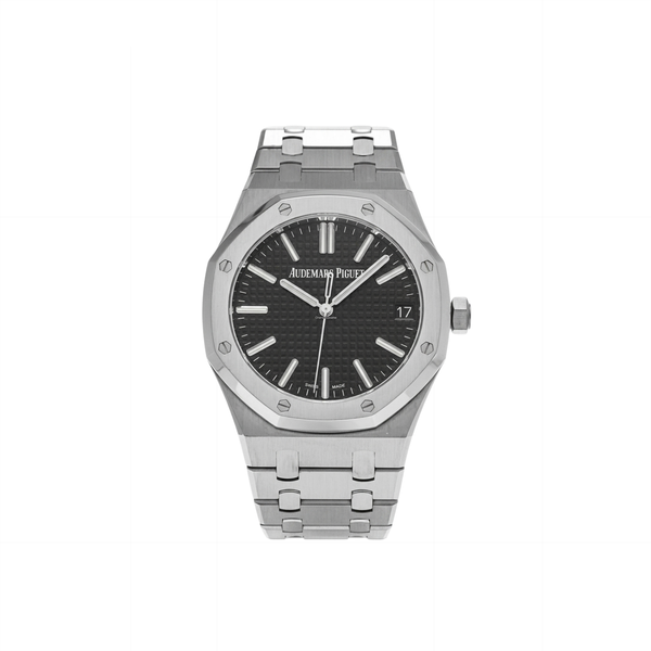 Audemars Piguet Royal Oak Steel Black Tapisserie Dial