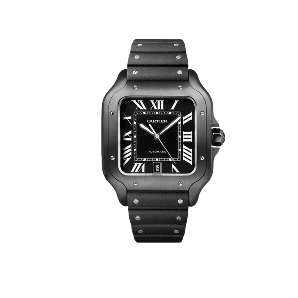 Cartier Santos Black Gradient Dial