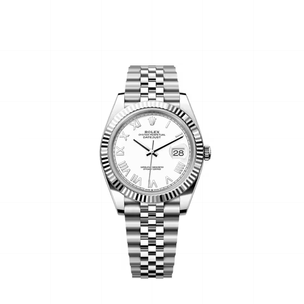 Rolex Datejust White Roman Numeral Dial