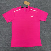 2026 cross-border suit crew neck ice silk short-sleeved T-shirt men's European and American summer sports running fitness shorts high elastic and breathable