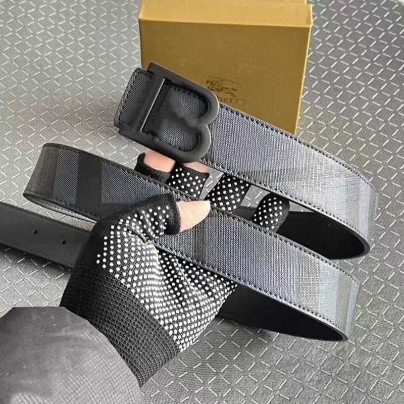 New snap fastener men's belt alloy personality cowhide temperament letter business belt casual and versatile manufacturers wholesale