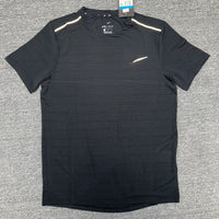 2026 cross-border suit crew neck ice silk short-sleeved T-shirt men's European and American summer sports running fitness shorts high elastic and breathable