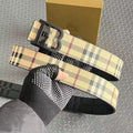 New snap fastener men's belt alloy personality cowhide temperament letter business belt casual and versatile manufacturers wholesale