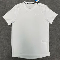 2026 cross-border suit crew neck ice silk short-sleeved T-shirt men's European and American summer sports running fitness shorts high elastic and breathable