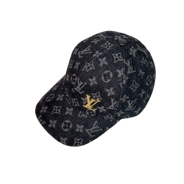 Louis Vuitton Monogram Black Baseball Cap