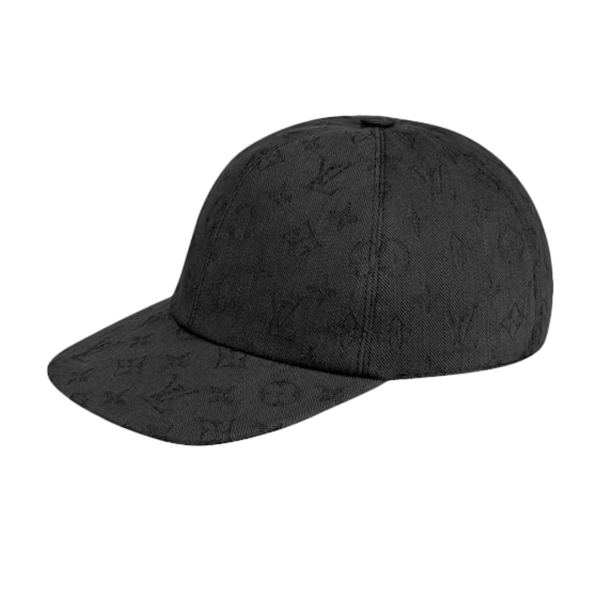 Louis Vuitton Monogram Denim Black Baseball Cap