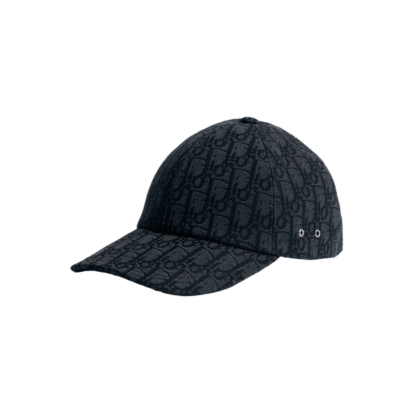 Christian Dior Oblique Black Tonal Baseball Cap