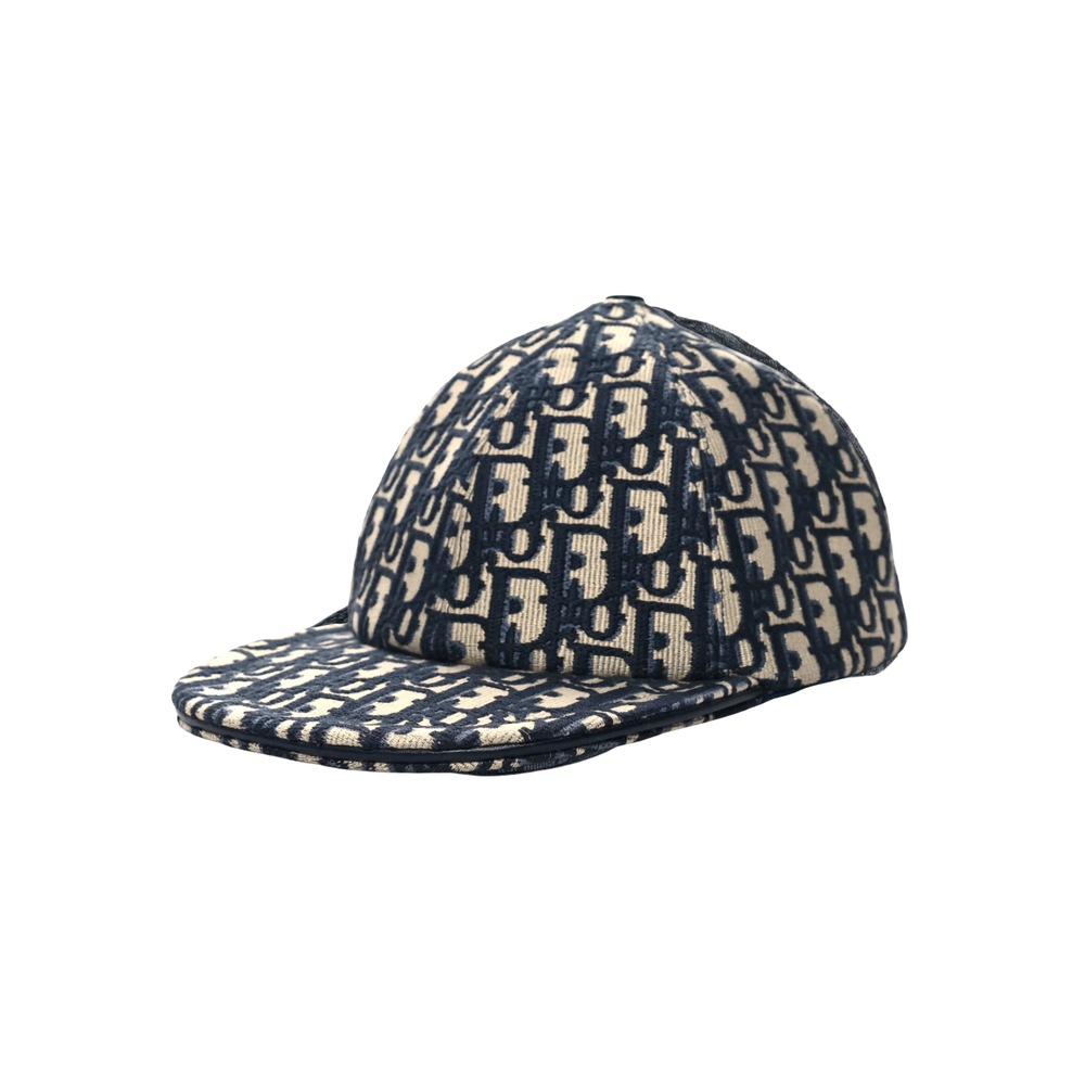 Christian Dior Oblique Navy Blue Baseball Cap