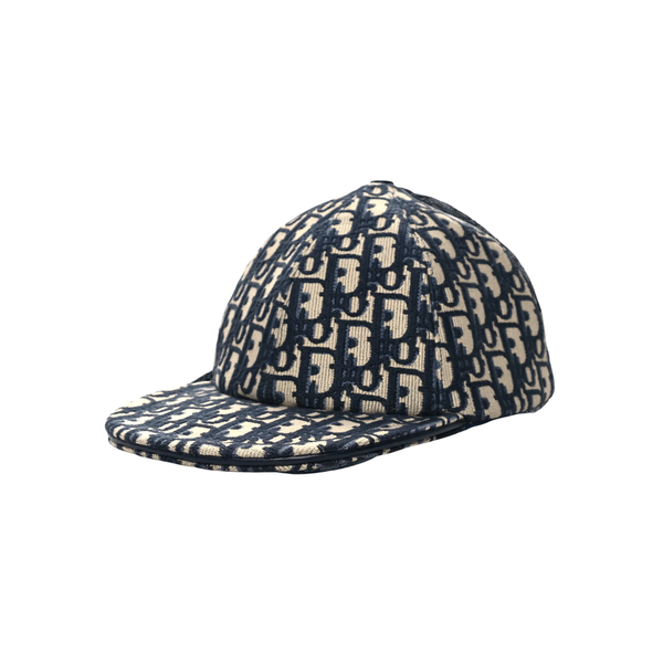 Christian Dior Oblique Navy Blue Baseball Cap