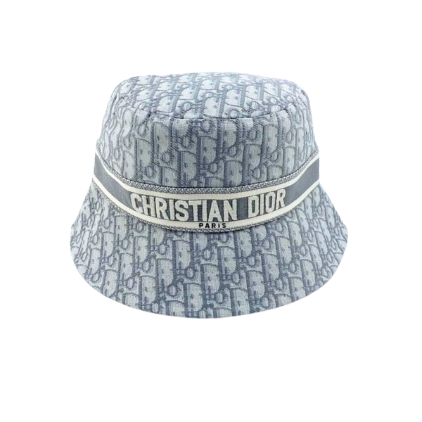 Christian Dior Oblique Grey Bucket Hat