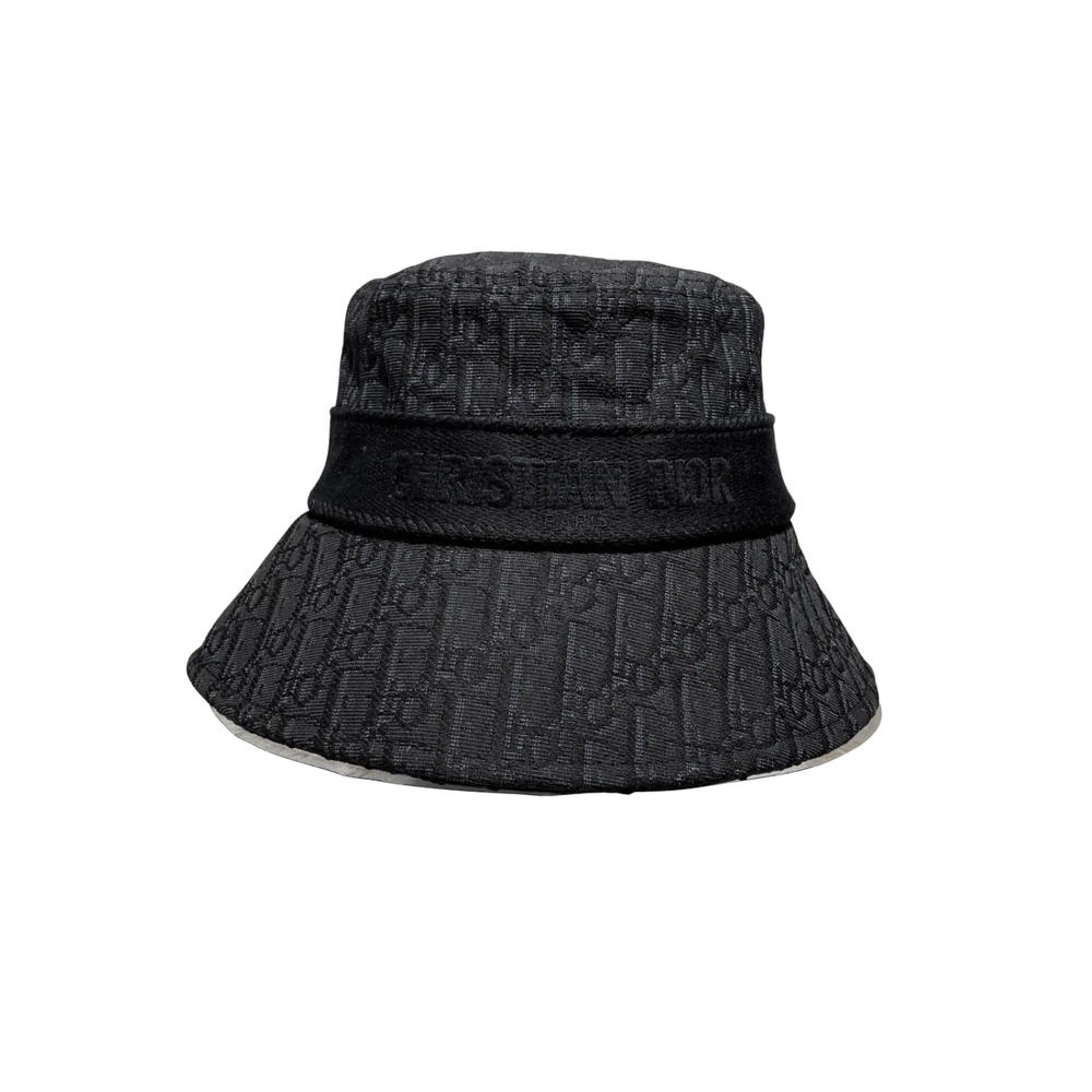 Christian Dior Oblique Black Bucket Hat