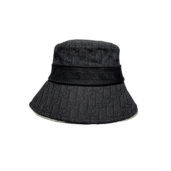 Christian Dior Oblique Black Bucket Hat