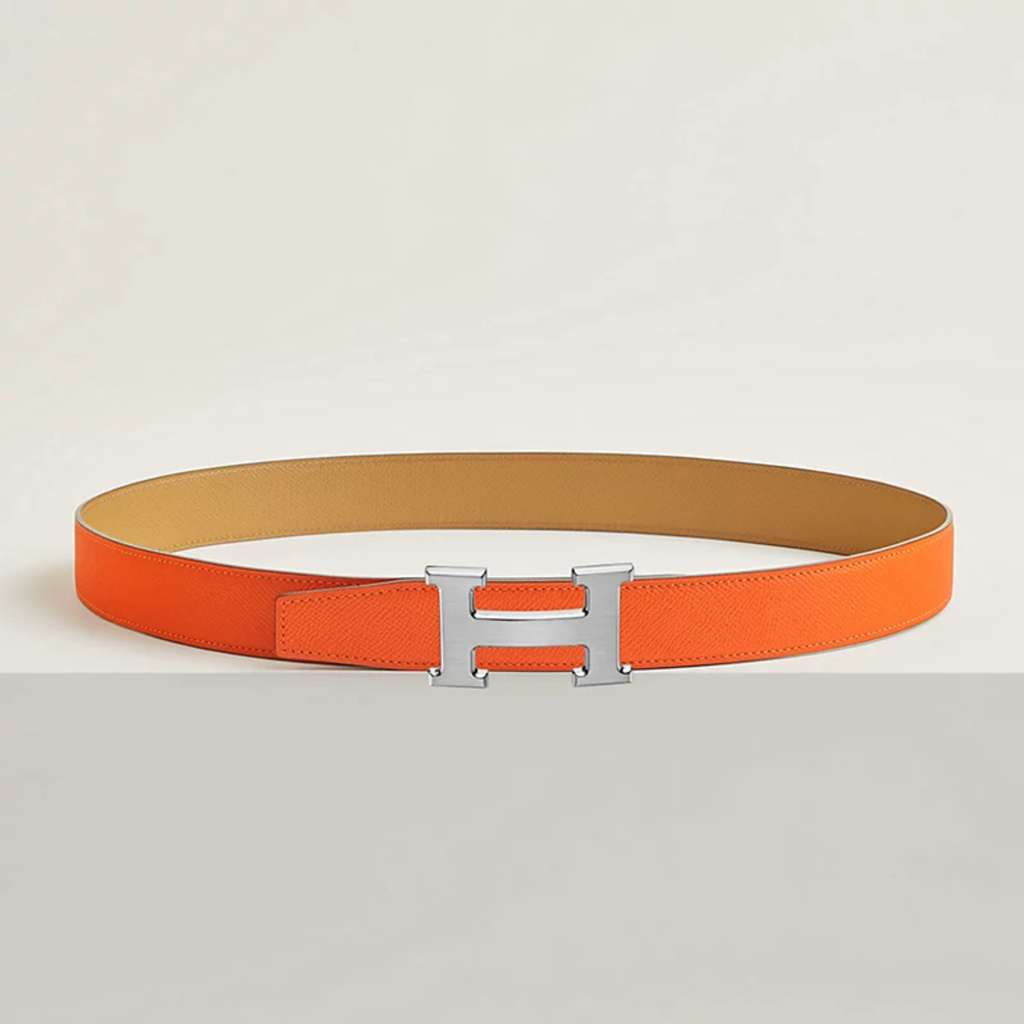 Hermès H Signature Buckle - Orange