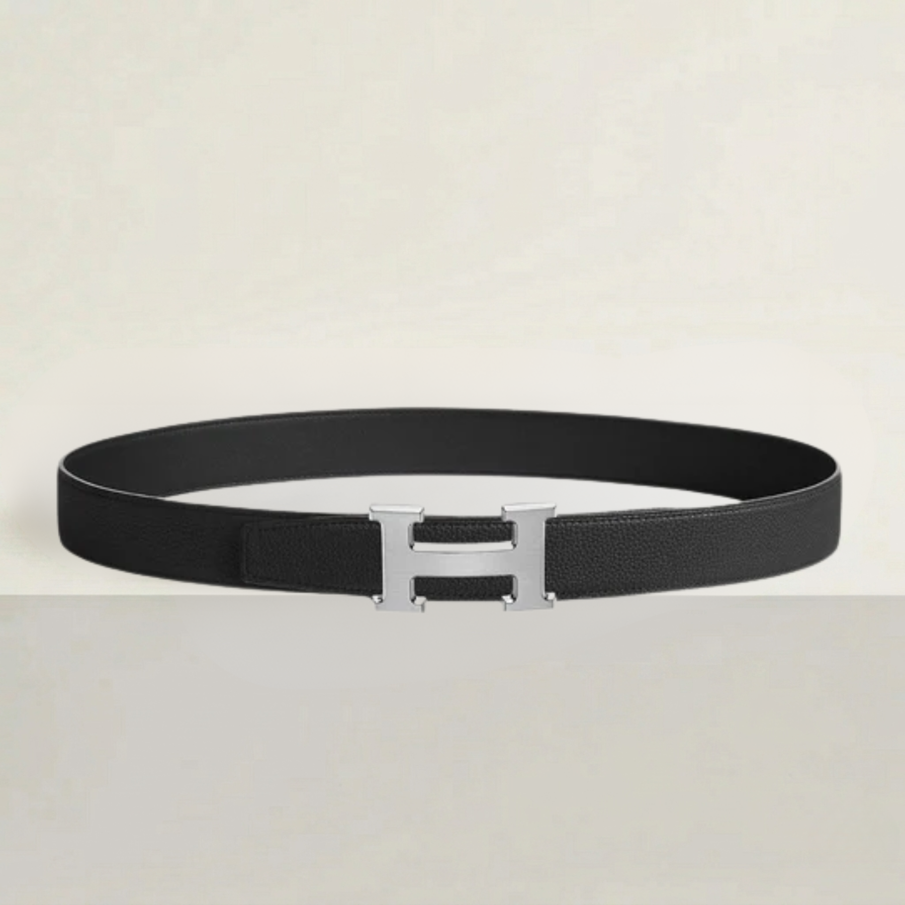 Hermès H - Black Signature Buckle